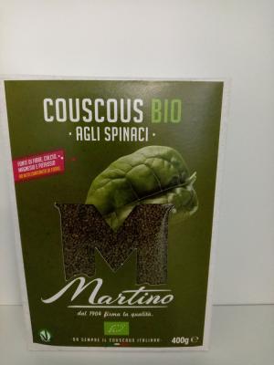 CousCous Bio aus Spinat und Hartweizenmehl  